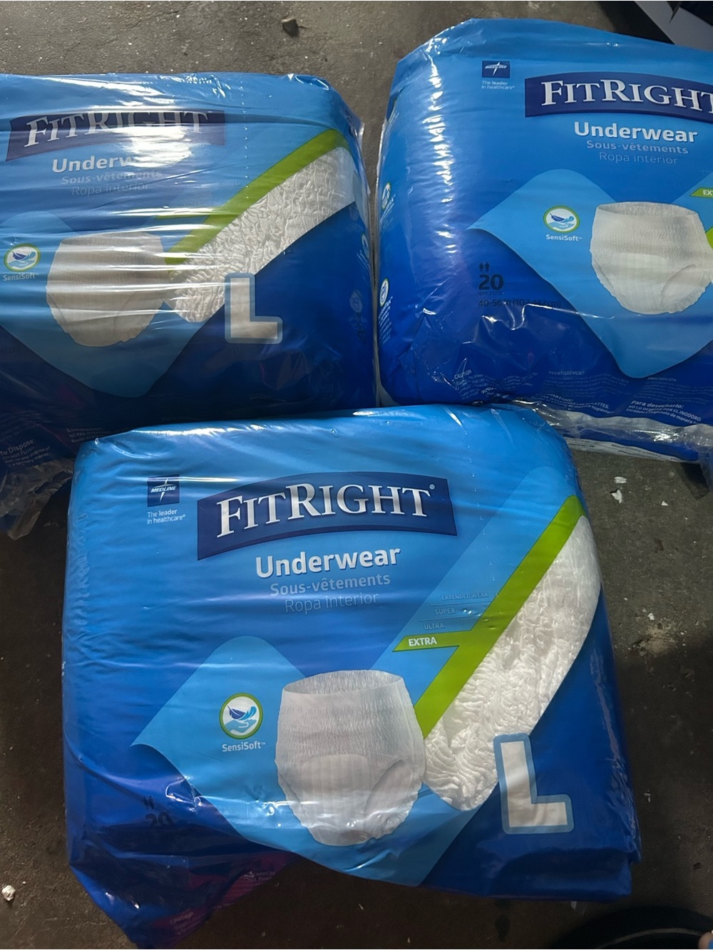 Unisex underwear lot of 3